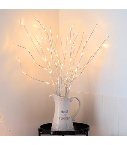 【送料無料】【高さ120cm】白樺風ツリー ブランチ 北欧風 LED 観葉植物 ブランチツリー クリスマスツリー リモコン付 10way点灯 led