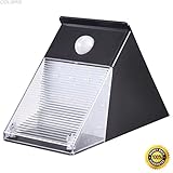 colibrox -- 4パック12-ledソーラー電源モーションセンサースポット洪水ライト屋外ガーデンセキュリティ、ソーラー屋外セキュリティライトホームDepot、Best、モーションセンサーライト
