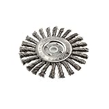 Lincoln Electric KH307 Knotted Wire Wheel Brush, 9000 rpm, 6' Diameter x 1/2' Face Width, 5/8' x 1/2