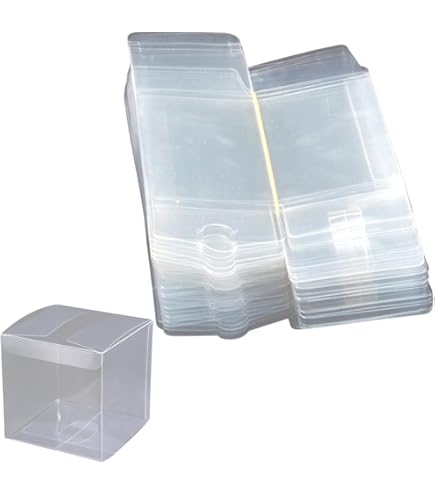 Amazon.co.jp: 透明 ギフトボックス 50個セット プラスチックケース