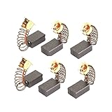 XDiscount カーボンブラシ カーボン 金属 電気モーター用カーボンブラシ 電動工具用カーボンブラシ 6個入