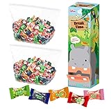 グリコ ラブリーパック フルーツ アソート キャンディ ２袋 (1050g/袋) ストックBOX入り／大容量 飴 業務用