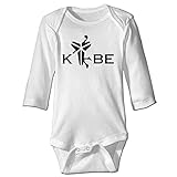 Kamifa カミファ コービー ブライアント 番号23 イラスト 長袖ボディースーツ ベビー服 連帯服 ギフト クール White 12 Months