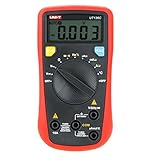 UNI-T UT136C デジタルマルチメータ レッド＆グレー （科学/高精度/データホールド機能/オートレンジング/w/温度テスト）