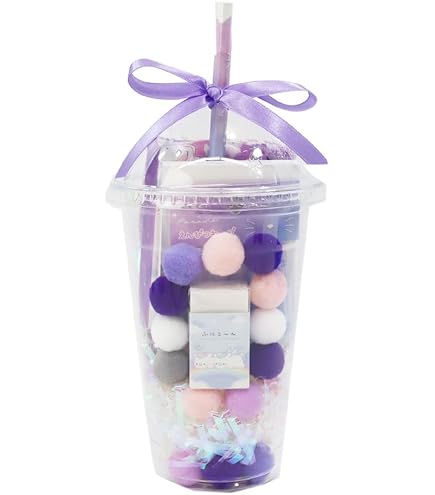 Amazon.co.jp: 文房具6点 カフェ風ドリンク ピンク系 ラブリー