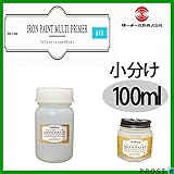 ターナー 水性 アイアンペイント マルチ プライマー 100ml 小分け/DIY リメイク 塗料 水性塗料 金属 ガラス コンクリート プラスチック