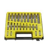 xlp 150PCS 0.4-3.2ミリメートルドリルビットは、キャリーケースプラスチックボックスと小型精密小型HSSハンドツイストドリルキットツールを設定します