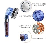 LEF浄水シャワーヘッド/塩素除去＆節水水圧アップ＆美容美髪/マイナスイオンフィルタ 柔らかい/消臭抗菌/3モード/国際汎用基準G1/2/多機能