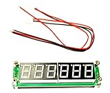 【Wepperin wolks】 6 LED 周波数 カウンタ ー モジュール 1 MHz - 1000 MHz 基盤 デジタル 測定 器 PIC16F648A 青 色 LED