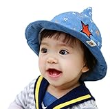 【SEBLES】ベビー 赤ちゃん 帽子 とんがり ハット ベビー帽 わんぱく デニム スター カジュアル 可愛い ユニセックス 男の子 女の子 春 夏 秋 冬 6-24ヶ月（タイプB)