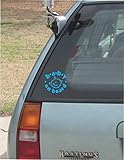 ステッカー‐自動車用ステッカー- - Baby On Board - blue - 88x88mm