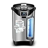 電気水ボトル滅菌と脱塩素LCDデジタルブルースクリーンPP + 304ステンレス鋼5L黒31 * 24 * 38センチメートル