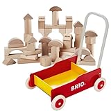 BRIO 手押し車（赤）+つみき50ピース　数量限定セット