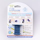 Tubshroom タブッシュルーム 特許取得 詰まらない 衛生的 な ヘアキャッチャー ペット 抜け毛 対策 にも (ブルー) [並行輸入品]
