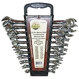 Graintex CW1622 metric/SAE Combination Wrench Set CRV Steel, 22 Pc [並行輸入品]