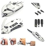 マルチツールプライヤー 多機能型ペンチ 　折り畳み可コンパクトマルチプライヤー　Broadrootマルチツール (C)