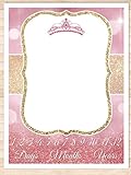 メモリアル ファブリック 赤ちゃん ベビー 記念 撮影 用 背景用布 ≪Fキラキラプリンセスクラウン 100×150cm≫ ≪Lollypops!!! オリジナル≫ [並行輸入品]