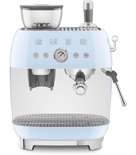 Amazon | Smeg Retro Style Aesthetic Espresso Coffee Machine White