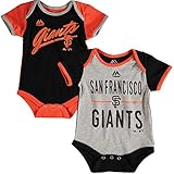 San Francisco Giantsベビー/幼児子孫" 2 Piece Creeper Set ブラック