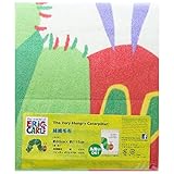 【綿100％】2017年 秋冬 はらぺこあおむし 綿織毛布 THE WORLD OF ERIC CARLE グリーン◇85×115cm