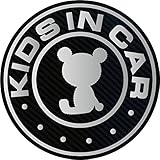 KIDS IN CARマグネット（シルバー）