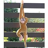 Tenworld Baby Toys Gift Cute Screech Monkey Plush Doll (Brown) by Tenworld