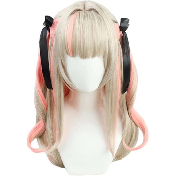 Amazon.co.jp: LAOBAO コスプレ ウィッグ 魔界ノりりむ Makaino Ririmu