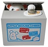 面白いマウスStealing Cheeseにコインお金ボックスバンクHome Decor Gift US Seller