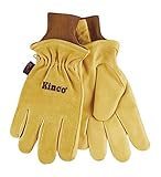 Kinco 94hk分割Grain豚革スキーグローブwith Grain豚革レザーPalm L 94HK-L 1