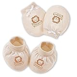 Simba Organic Cotton Bootie and Mitten (Mitten & Booties Set) by Simba