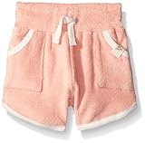 Burt 's Bees Baby Girls '有機ニットTerry Short カラー: ピンク