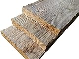 【5-1-なめらか】杉足場板(古材) 長さ1900×幅210～200×厚35mm 5枚入/セット(1.9平米)