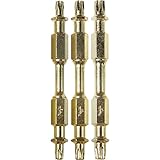 Makita B-49616 Impact GOLD 3 Piece Assorted Torx Double-Ended Power Bits, 2-1/2 by Makita
