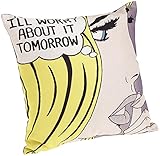 Brentwood 18-Inch Fine Art Tapestry, Cartoon Girl