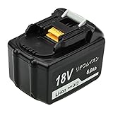 BL1860 マキタ 互換 バッテリー 18v 6.0Ah 大増量 マキタ BL1830 BL1840 BL1850 BL1860対応 マキタ バッテリー 大容量 増量 リチウムイオンバッテリー 「B