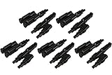 VIKOCELL 50A MC4 N ブランチソーラーパネルコネクター ペア MF+FFM
