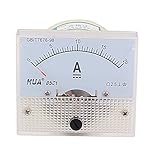 uxcell アナログ電流計 プラスチック 金属材質 アンペアメーター アンプメーター 1個入り