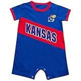 Infants NCAA Kansas Jayhawksロンパース（チームカラー） 0-3 Months