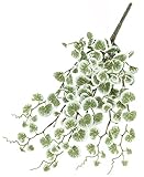 asca 造花 ユキノシタブッシュバイン クリームグリーン 全長40cm・葉径2.5~4cm A-42505-053A