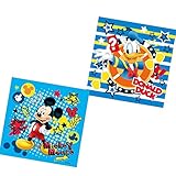 子供ハンカチ 2枚組 ディズニーミッキー ミニー ドナルド デイジー いないいないばあっ みいつけた fo-540h No.01