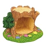 【ノーブランド品】 ミニチュア　木の穴　フラワーポット　ドールハウス　盆栽　植木鉢　ガーデン風景　置物装飾