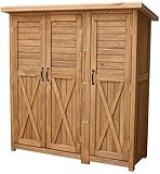 物置 倉庫 収納庫 屋外 天然木 木製 庭 物入れ おしゃれ 大型 北欧 ナ/ライトブラウン(LB)