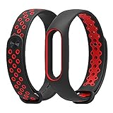 Refaxi 青い白のオリジナルのシリアルコンセントストラップXIAOMI MI BAND 2のためのリストバンドのブレスレットの交換