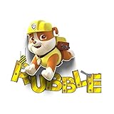 Paw Patrol Rubble Mini 3d壁LEDライト