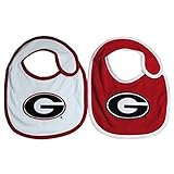 NCAA Georgia Bulldogs 2pkよだれかけセット