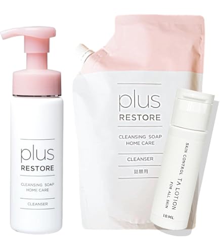 Amazon.co.jp: プラスリストア クレンジングソープ泡ホームケア 詰替用
