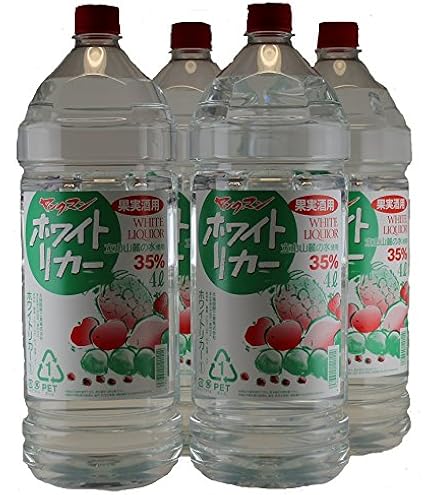 Amazon.co.jp: 玉泉白瀧ホワイトリカー 35度 1800mlパック 1