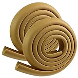 Mikotox ぶつけても痛くない コーナーガード 2m×2本セット 両面テープ付き 簡単取り付け (4 ウッド)