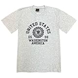 [ヨシダユウ] Tシャツ トップス 半袖 カレッジ プリント ロゴ