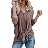 Tシャツ レディース 上着 Timsa 長袖ジャージ トップス おしゃれ セクシー v襟 ボタン付き ロングカーデ 春夏秋 服 ブラウス ティーシャツ 女性 カットソー ルームウェア ピタT チビT 